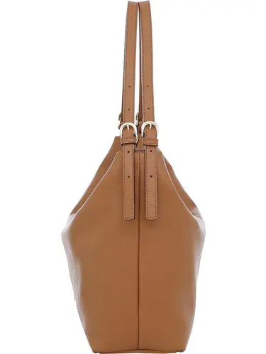 Bolsa Hobo Couro Marfim Grande 77041.25