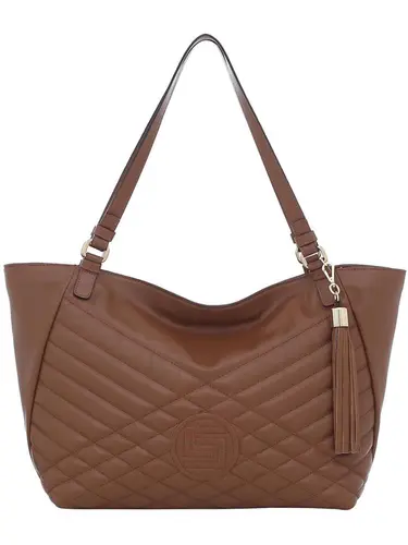 Bolsa Tote Couro Canela Grande 77011.25
