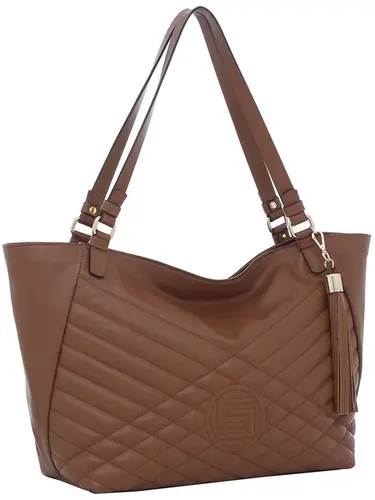 Bolsa Tote Couro Canela Grande 77011.25