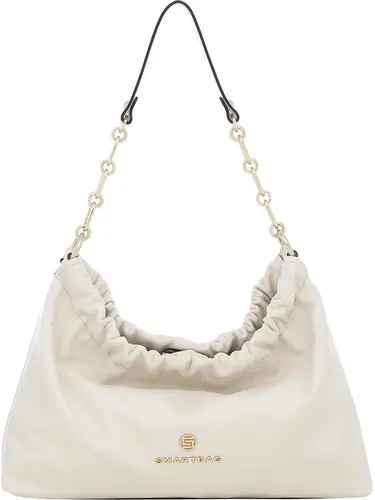 Bolsa Tiracolo Couro Marfim Pequena 77003.25