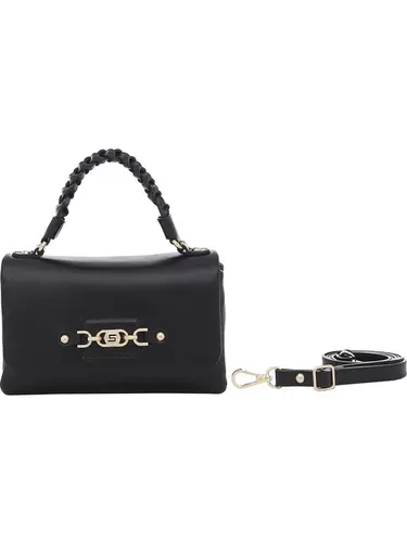 Bolsa Tiracolo Couro Preto Pequena 77025.25