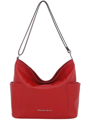Bolsa Transversal Couro Vermelho Grande 77039.25
