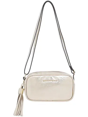 Bolsa Transversal Couro Ouro Pequena 77044.25