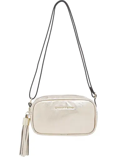 Bolsa Transversal Couro Ouro Pequena 77044.25