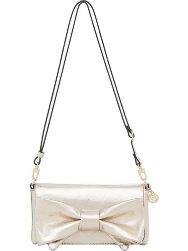Bolsa Transversal Couro Ouro Pequena 77034.25