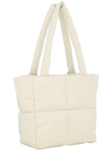 Bolsa Tiracolo Couro Marfim Grande 77019.25