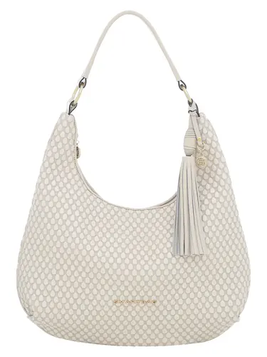 Bolsa Hobo Couro Drops Marfim Grande 78063.25