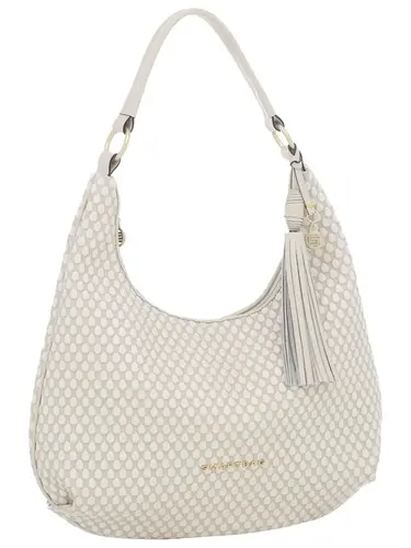 Bolsa Hobo Couro Drops Marfim Grande 78063.25