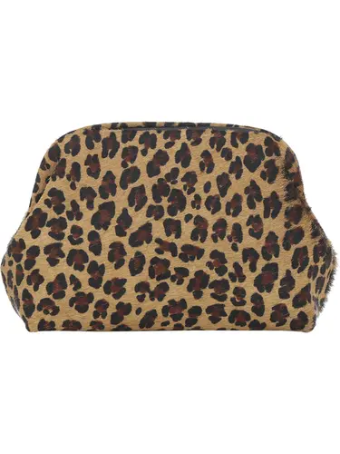 Bolsa Tiracolo  Couro Pelo Leopardo Pequena 78002.25