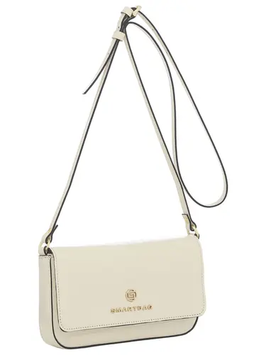 Bolsa Transversal Couro Marfim Pequena  78001.25