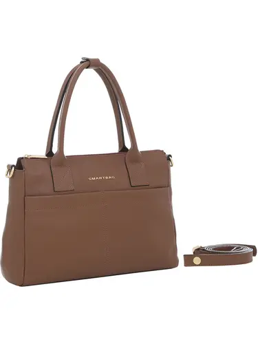 Bolsa de Mao Couro Canela Pequena 78054.25