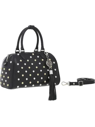 Bolsa Tote Couro Preto Media 78032.25