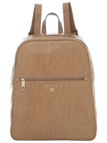 Mochila Couro Croco Caramelo Grande 78047.25