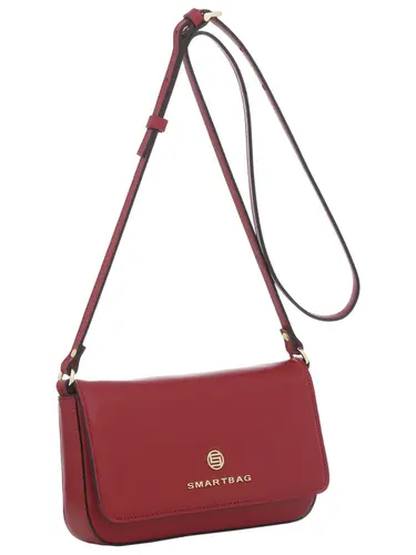 Bolsa Transversal Couro Cereja Pequena 78001.25