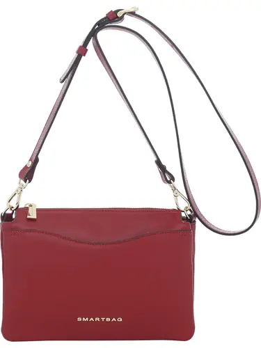 Bolsa Transversal Couro Cereja Pequena 78022.25