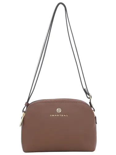 Bolsa Transversal  Couro Canela Media 78006.25