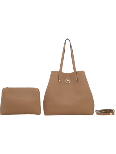 Bolsa Tiracolo Couro Caramelo Grande 78029.25
