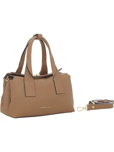 Bolsa de Mao Smartbag  Couro Caramelo Media 78023.25