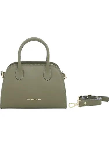 Bolsa de Mão Smartbag  Couro Oliva Media 78009.25