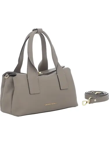Bolsa de Mão Smartbag  Couro Taupe Media 78023.25
