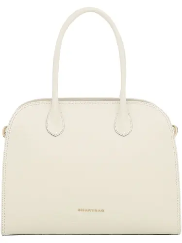 Bolsa de Mão Couro Croco Marfim Media 78010.25