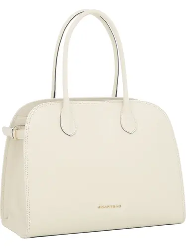 Bolsa de Mão Couro Croco Marfim Media 78010.25