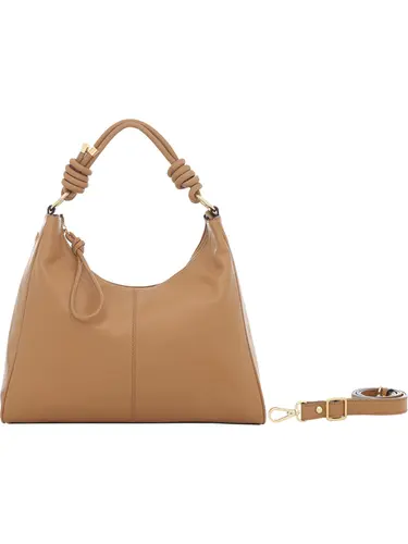 Bolsa Tiracolo Couro Caramelo Grande 78018.25