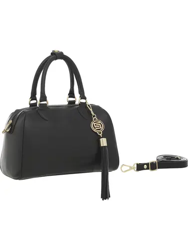 Bolsa Tote Couro Preto Media 78030.25