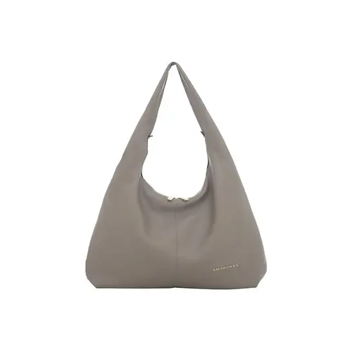 Bolsa Hobo Couro Taupe Grande 78026.25