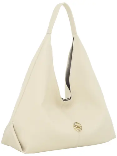 Bolsa Hobo Couro Marfim Grande 78028.25