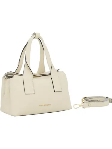 Bolsa de Mão Smartbag  Couro Marfim Media 78023.25
