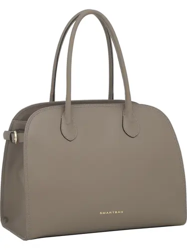 Bolsa de Mão Couro Taupe Media 78010.25