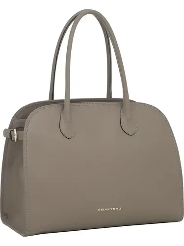 Bolsa de Mão Couro Taupe Media 78010.25