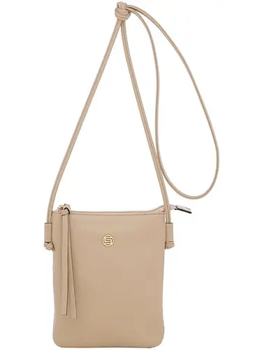 Bolsa Transversal Couro Blush Pequena 78246.25