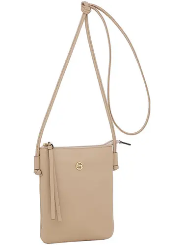 Bolsa Transversal Couro Blush Pequena 78246.25