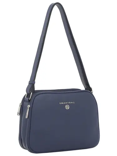 Bolsa Transversal Couro Marinho Media 78045.25