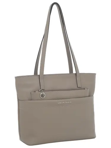 Bolsa Tiracolo Couro Taupe Media 78048.25