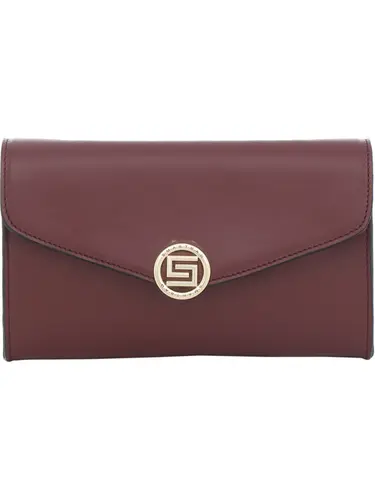 Bolsa Transversal Couro Burgundy Pequena 78056.25