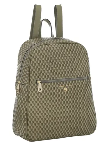 Mochila Couro Drops Oliva Grande 78047.25