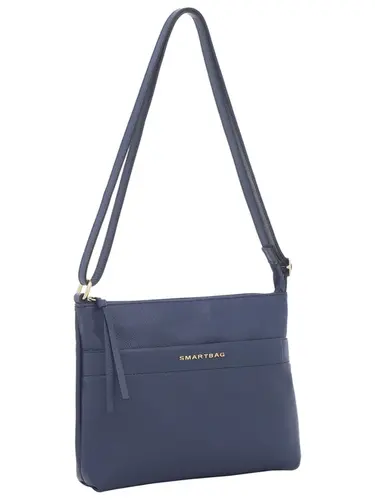 Bolsa Transversal Couro Marinho Pequena 78050.25
