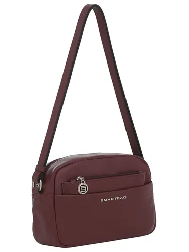 Bolsa Transversal Couro Burgundy Media 78049.25
