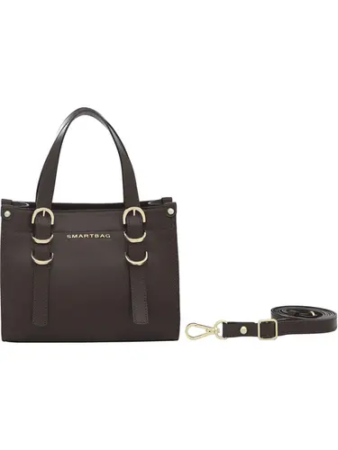 Bolsa Tote Couro Chocolate Media 78035.25