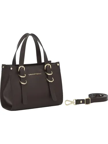 Bolsa Tote Couro Chocolate Media 78035.25
