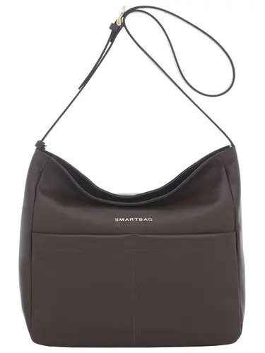 Bolsa Hobo Couro Chocolate Grande 78051.25