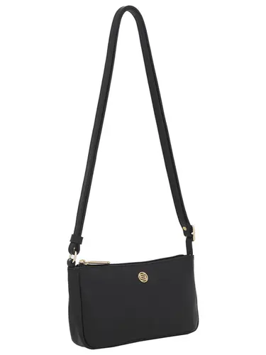 Bolsa Transversal Couro Preto Pequena 78053.25