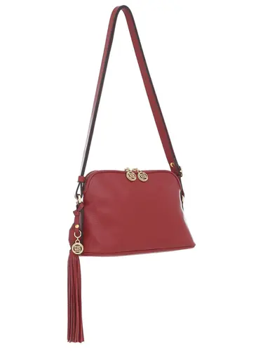 Bolsa Transversal Couro Cereja Pequena 78060.25