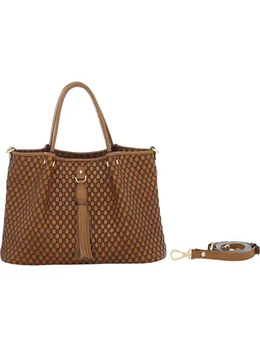 Bolsa Tote Couro Drops Whisky Media 78061.25