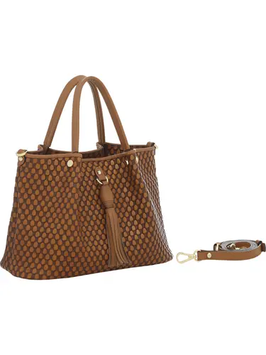 Bolsa Tote Couro Drops Whisky Media 78061.25