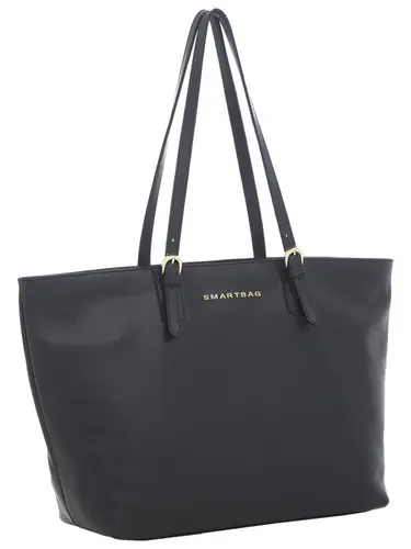 Bolsa Tiracolo Couro Preto Grande 78055.25