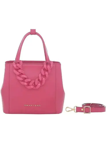 Bolsa Alca de Mao Smartbag Couro Orquidea - 73058.23
